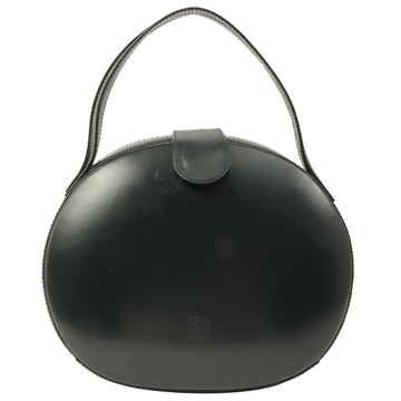 Loewe Round Logo Embossed Handbag Navy
