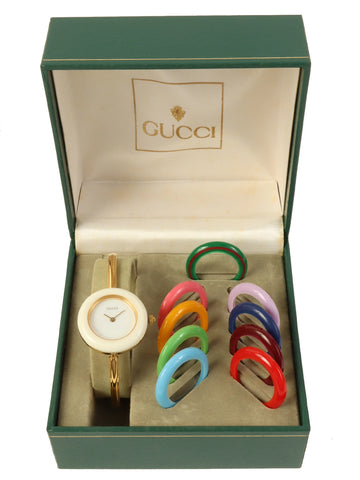 GUCCI Changeable Bezel Watch 10Colors