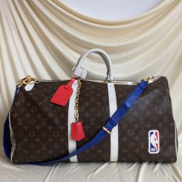 Louis Vuitton x NBA Monogram Basketball Keepall Bandouliere 55 Sku# 60856