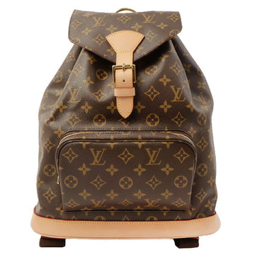 Louis Vuitton 2004 Made Canvas Monogram Montsouris Gm Brown