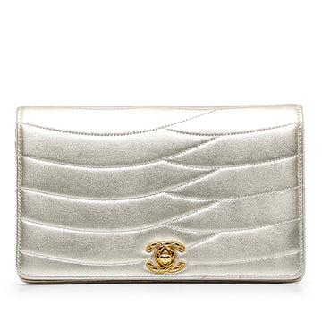 CHANEL CC Leather Clutch Bag