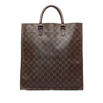 LOUIS VUITTON Damier Ebene Sac Plat Tote Bag