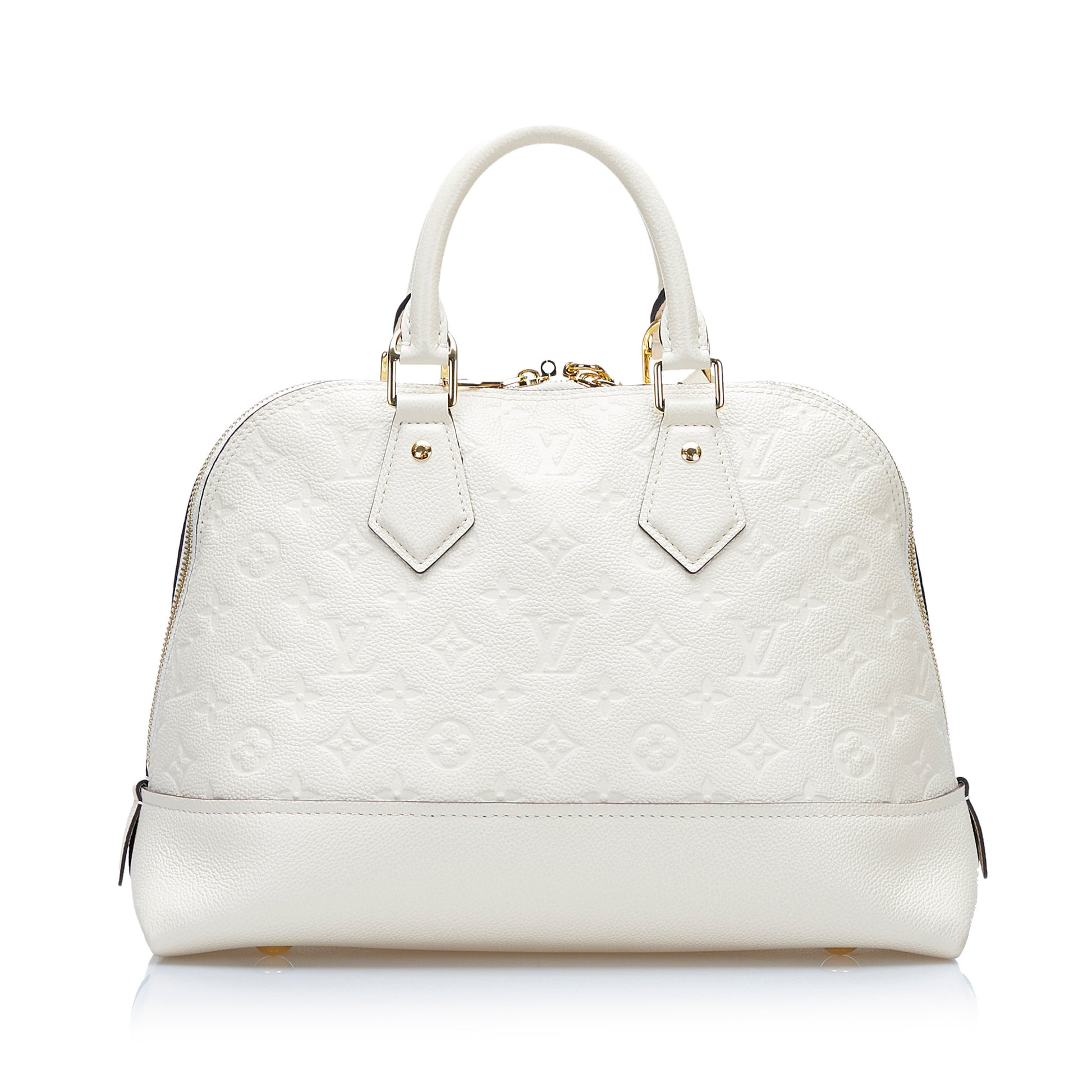 White Louis Vuitton Monogram Empreinte Neo Alma PM Satchel – Designer  Revival