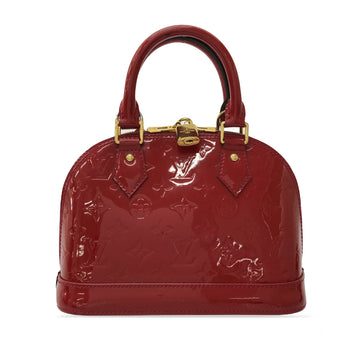 LOUIS VUITTON Monogram Vernis Alma BB Satchel