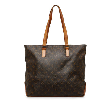 LOUIS VUITTON Monogram Cabas Mezzo Tote Bag