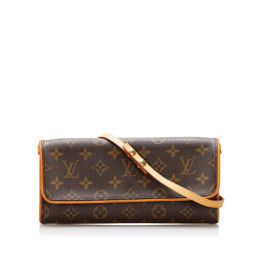 Louis Vuitton Monogram Pochette Twin GM Crossbody Bag