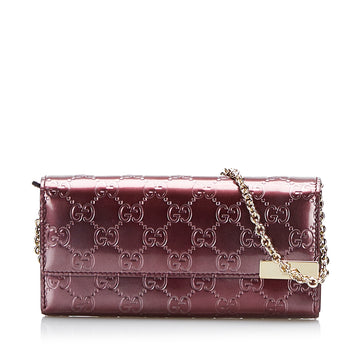Guccissima Wallet On Chain Crossbody Bag