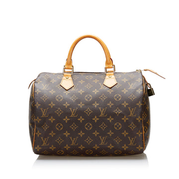 Louis Vuitton Monogram Speedy 30 Boston Bag