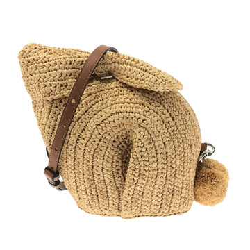 LOEWE Mini Raffia Bunny Crossbody Crossbody Bag