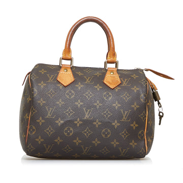 LOUIS VUITTON Monogram Speedy 25 Boston Bag