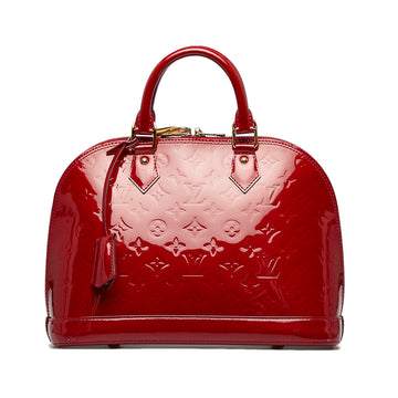 LOUIS VUITTON Monogram Vernis Alma PM Satchel