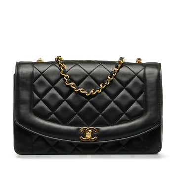 CHANEL Medium Lambskin Diana Flap Crossbody Bag