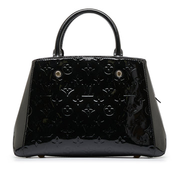 LOUIS VUITTON Monogram Vernis Montaigne BB Satchel