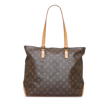 LOUIS VUITTON Monogram Cabas Mezzo Tote Bag