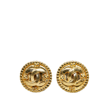 CHANEL CC Clip On Earrings Costume Earrings