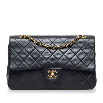 CHANEL Medium Classic Lambskin Double Flap Shoulder Bag