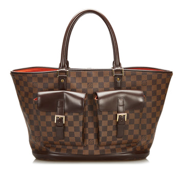 Louis Vuitton Damier Ebene Manosque GM Tote Bag