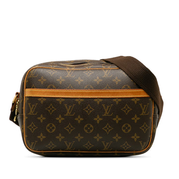 LOUIS VUITTON Monogram Reporter PM Crossbody Bag