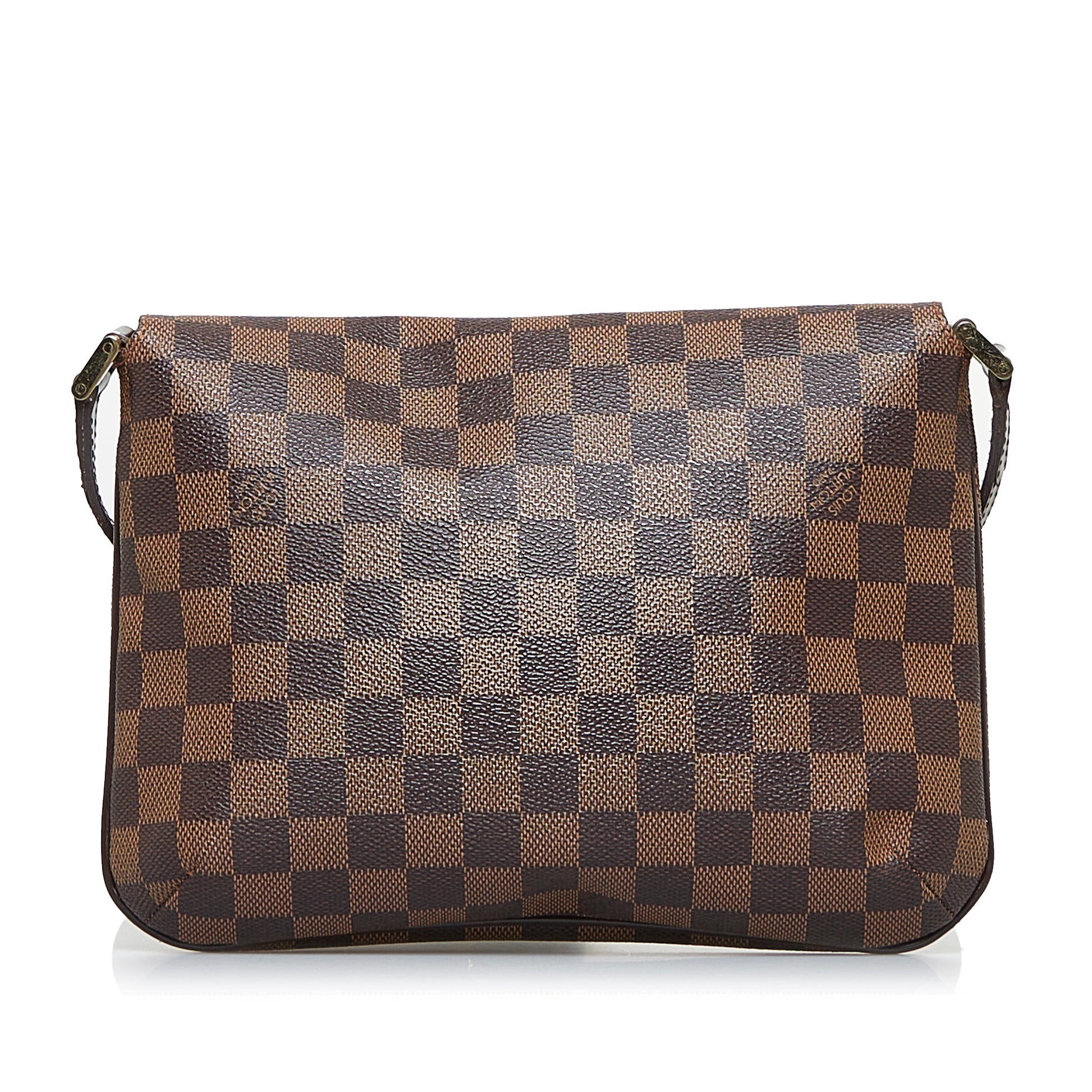 Louis Vuitton Damier Ebene Canvas Leather Musette Tango Short Strap  Shoulder Bag at 1stDibs
