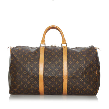 Louis Vuitton Monogram Keepall 50 Travel Bag