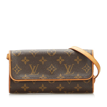 Louis Vuitton Monogram Pochette Twin PM Crossbody Bag