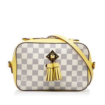 LOUIS VUITTON Damier Azur Saintonge Crossbody Bag