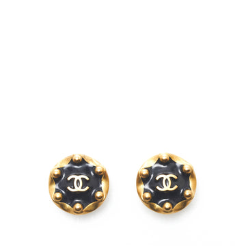 CHANEL CC Clip On Earrings Costume Earrings