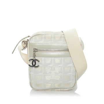 Chanel New Travel Line Canvas Crossbody Bag