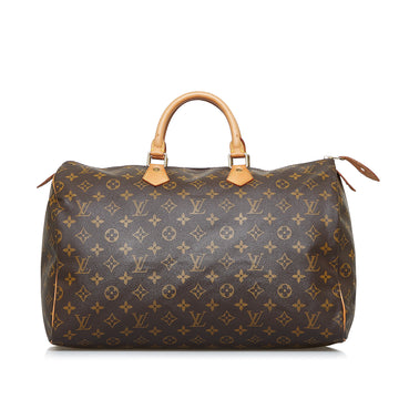 LOUIS VUITTON Monogram Speedy 40 Boston Bag