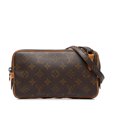 LOUIS VUITTON Monogram Pochette Marly Bandouliere Crossbody Bag