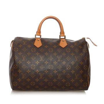 Louis Vuitton Monogram Speedy 35 Boston Bag