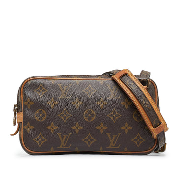 LOUIS VUITTON Monogram Pochette Marly Bandouliere Crossbody Bag