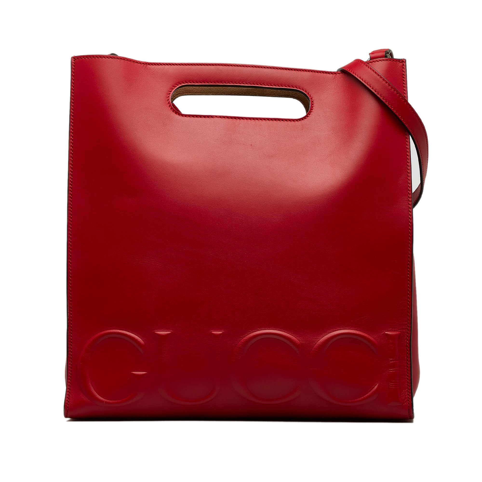 Gucci embossed outlet tote