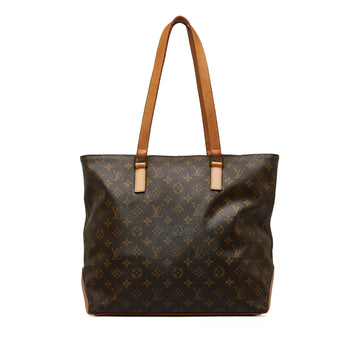 LOUIS VUITTON Monogram Cabas Mezzo Tote Bag