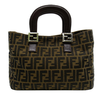 FENDI Zucca Canvas Handle Tote Tote Bag