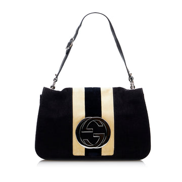 Gucci Blondie Web Flap Bag