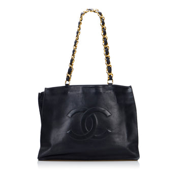 Chanel XL CC Lambskin Tote Tote Bag