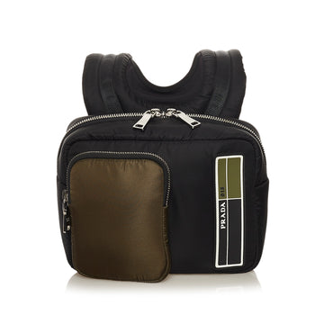 Prada Tessuto Logo Patch Harness Bag