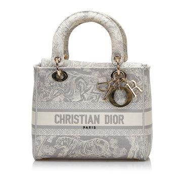 DIOR Medium Toile de Jouy Lady D-Lite Satchel