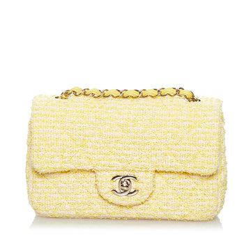 CHANEL CC Tweed Flap Bag