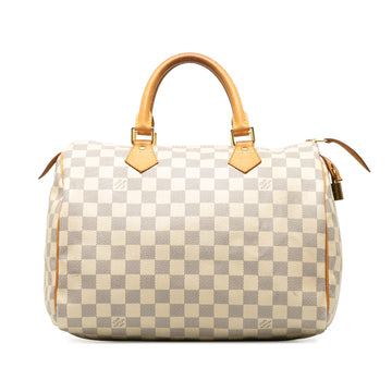 LOUIS VUITTON Damier Azur Speedy 30 Boston Bag