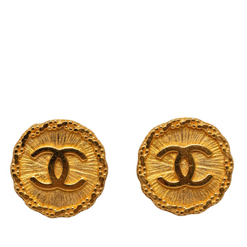 CHANEL CC Clip On Earrings Costume Earrings