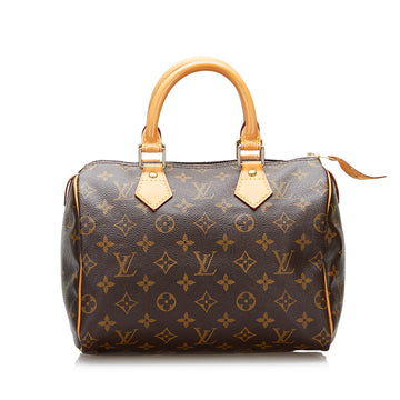 Louis Vuitton Monogram Speedy 25 Boston Bag