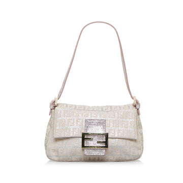 FENDI Metallic Zucchino Mini Mamma Forever Baguette