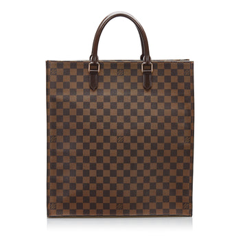 Louis Vuitton Damier Ebene Sac Plat Tote Bag