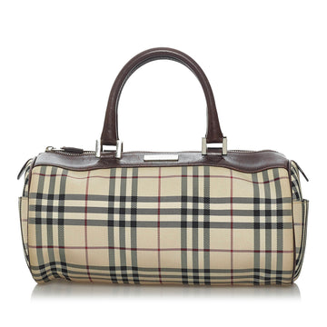 Burberry House Check Canvas Handbag