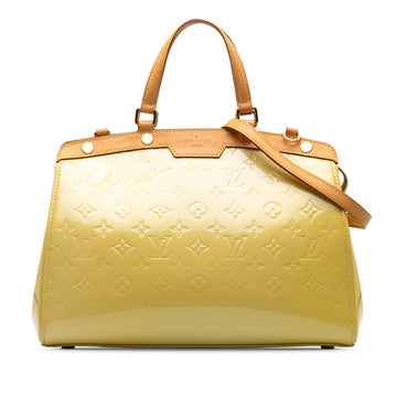 LOUIS VUITTON Monogram Vernis Brea MM Satchel