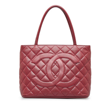 CHANEL Caviar Medallion Tote Tote Bag