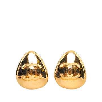 CHANEL CC Clip-On Earrings Costume Earrings