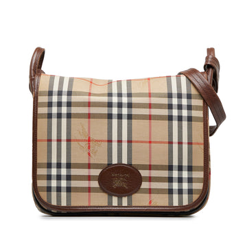 BURBERRY Haymarket Check Crossbody Crossbody Bag